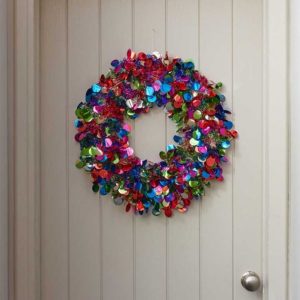 Bling Bauble Wreath 45cm