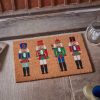 nutcrackers 40 x 60cm door mat natural coir