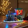 santa express 14x23cm led timer musical