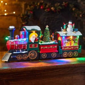 Choo Choo Santas Train 18x38cm LED Musical