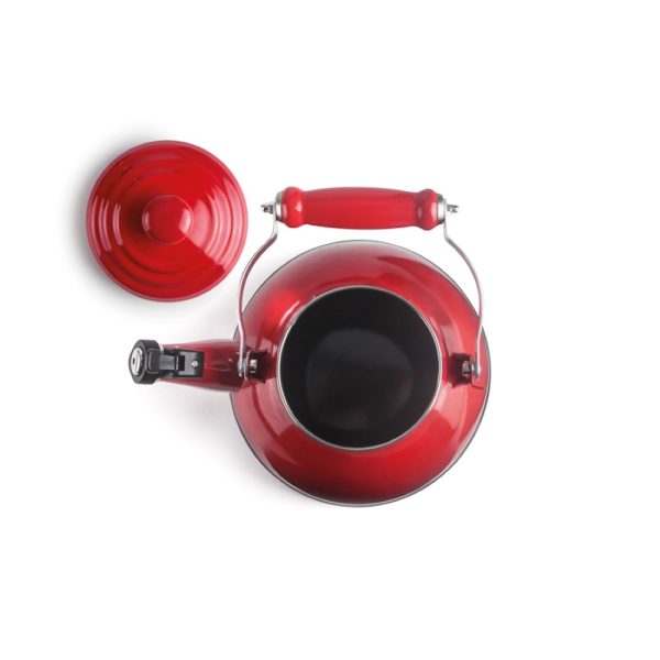 ibili classic whistling kettle red 2.4l