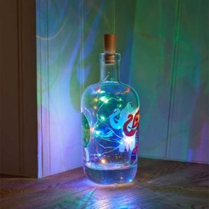 bottle it string light multi colour single l110cm