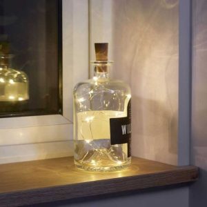 bottle it string light warm white single l110cm