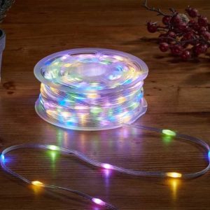 TwoTone String Lights 200 LEDs Warm and Mult LVolt