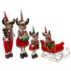 reindeer family and sleigh led musical