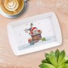 christmas santa tray small