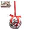 santa baubles set of 6