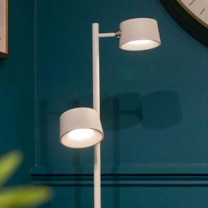 cosmo usb rechargeable floor light white