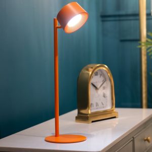 Cosmo USB Rechargeable Table Lamp Orange