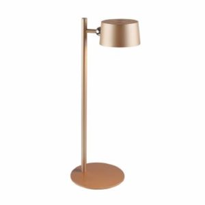 cosmo usb rechargeable table lamp champagne