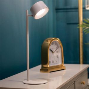 cosmo usb rechargeable table lamp champagne