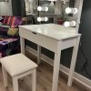 hollywood dressing table and mirror set