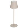 cody usb rechargeable lamp in sand colour h36cm