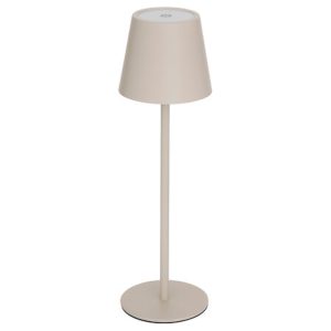cody usb rechargeable lamp in sand colour h36cm