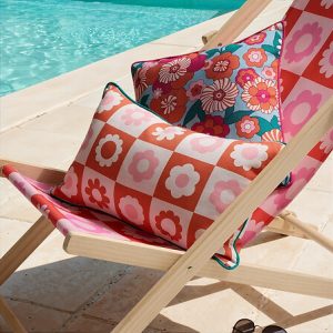 floral deck chair 2 assorted