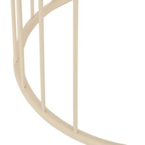 2 tier clay metal round side table h52 x w36cm