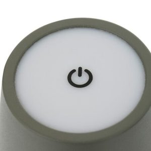 cody usb rechargeable lamp in green h36cm