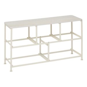 beige 5 canvas drawer unit 100x55x30cm