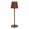 cody usb rechargeable lamp in mahogany h36cm