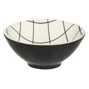 set of 3 appetizer dishes on wood board 37x12cm