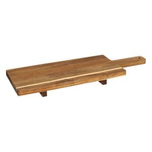 handled acacia serving board 75x25cm