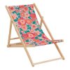 floral deck chair 2 assorted