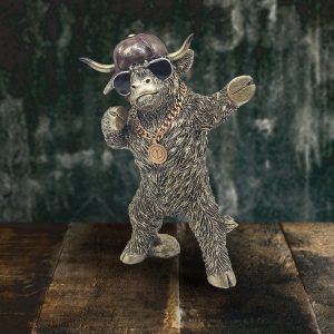 astronaut with guitar 17x15x9cm