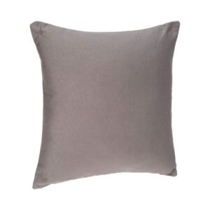 grey filled cotton cushion 38x38cm