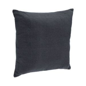 dark grey filled cotton cushion