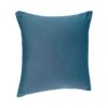 teal filled cotton cushion 38x38cm