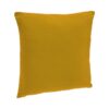 mustard filled cotton cushion 38x38cm