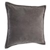 textured dark grey filled cushion 42x42cm