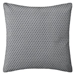 grey diamond filled cushion 38x38cm