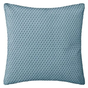 teal diamond filled cushion 38x38cm