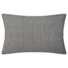 grey diamond filled cushion 30x50cm