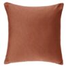 terracotta filled cotton cushion