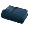 aegean blue fleece blanket 130x180cm