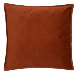 textured terracotta filled cushion 42x42cm