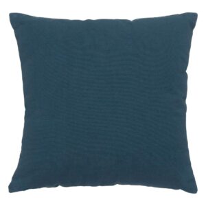 aegean blue filled cotton cushion 38x38cm