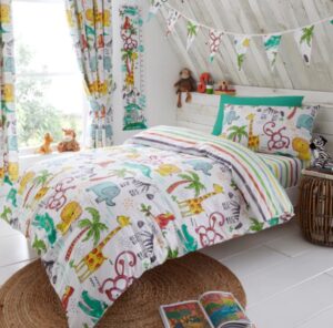 porfoilo jungle fun single duvet set