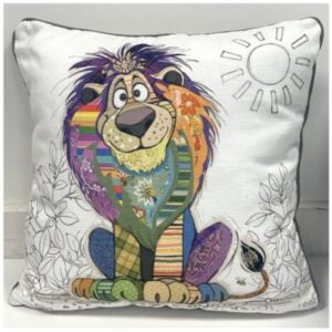 louis lion cushion