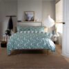 deyong sedge green cotton duvet set