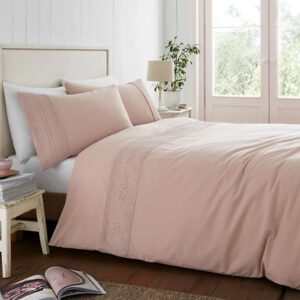 broderie anglaise cream duvet set