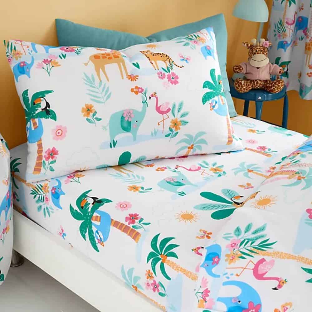sunset safari double duvet set