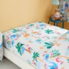sunset safari single fitted sheet