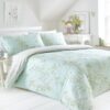 yasmina duck egg duvet set