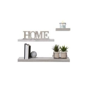 fixy grey wall shelf l60cm