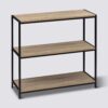three shelve console unuit