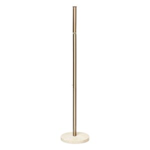 marble effect and stainless steel toilet roll hold