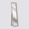 ribbed cheval mirror 155x32cm